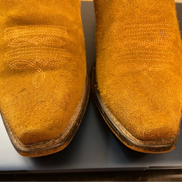 Gorgeous DURANGO RD5102 Turquoise Leather & Brown Suede Western Cowboy Boots 8 - Picture 8 of 10